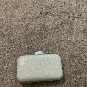 Silver Sparkly Purse